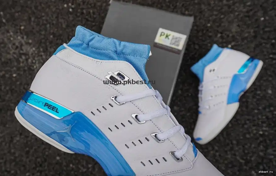 GOD PK 17 Jordan SHIP MATERIALS Blue TO Retro RETAIL SP READY University Low 0604